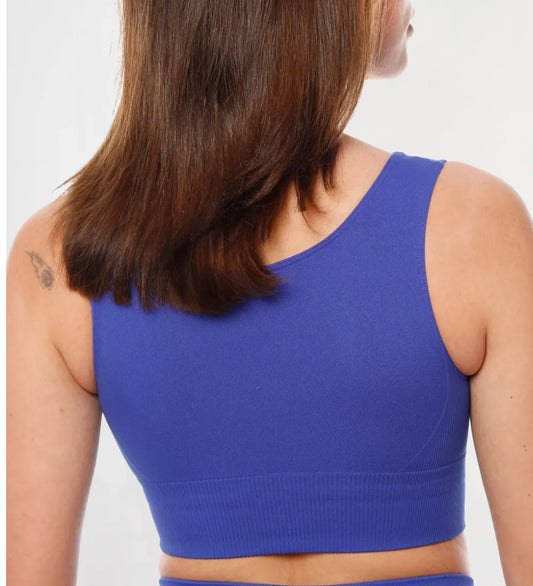Top deportivo azul klein