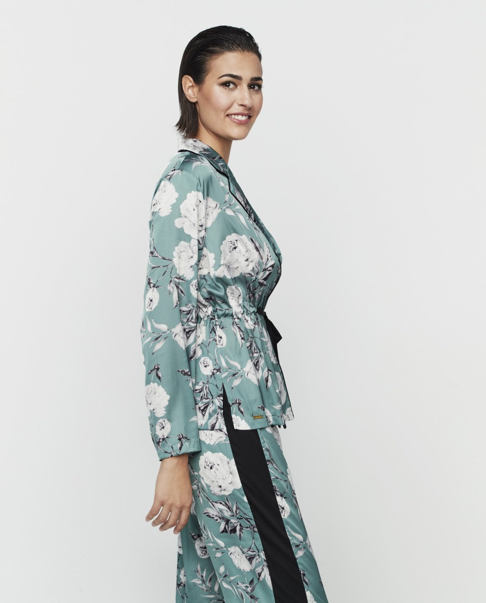 Pijama lencero verde