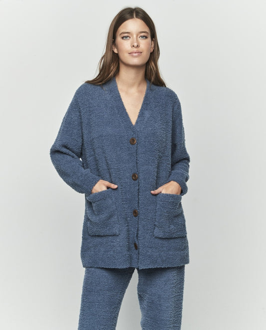 Pijama Mujer azul - flanesyfresones