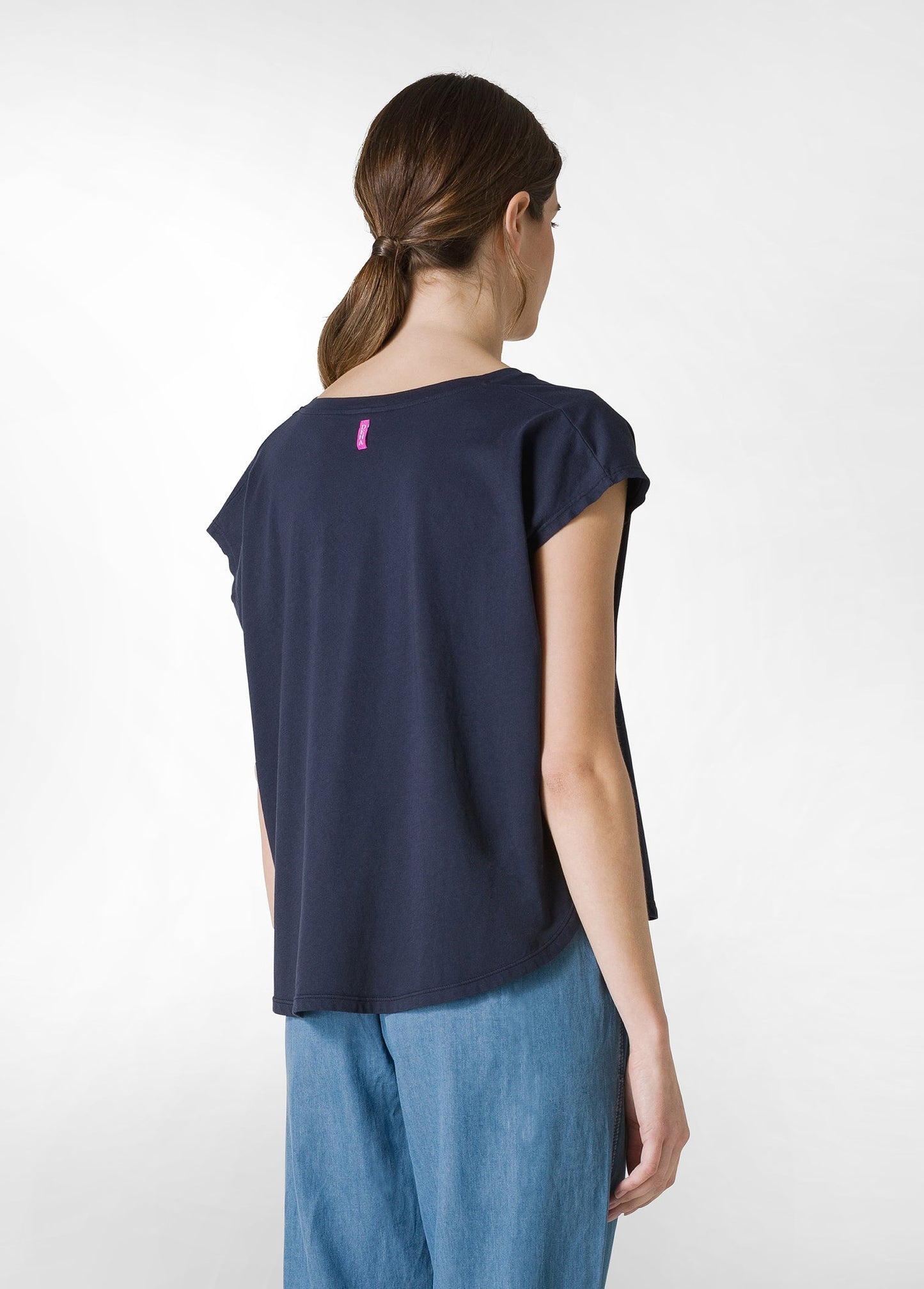CAMISETA ALGODÓN MARINO