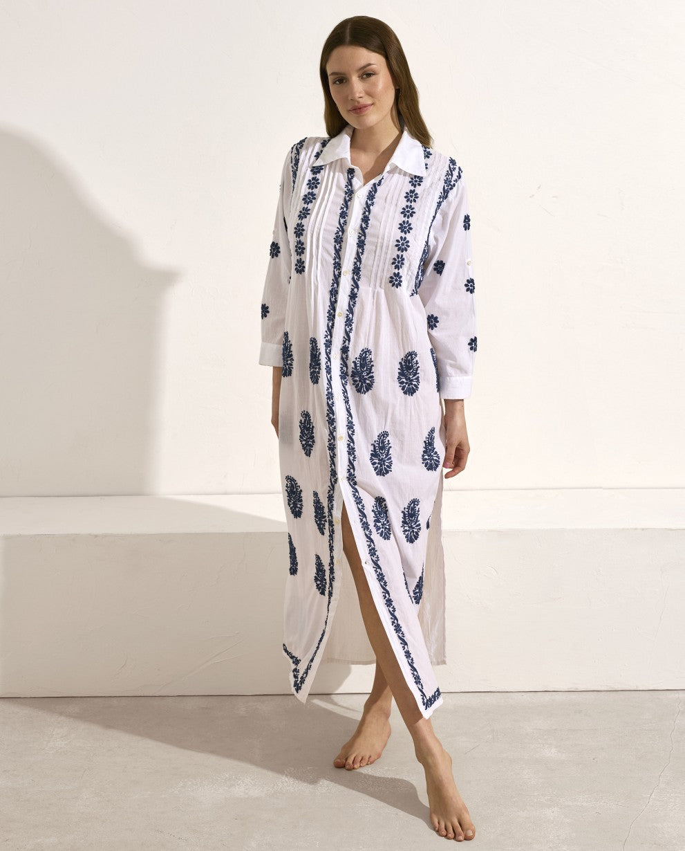 Vestido camisero blanco