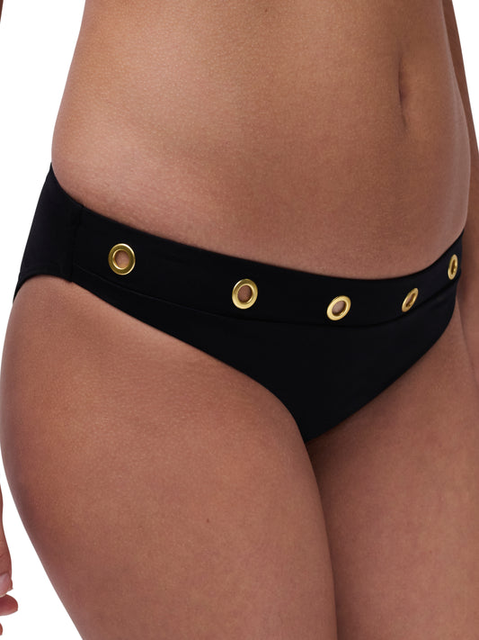 Braguita bikini clásica negra tachuelas Chantelle - flanesyfresones