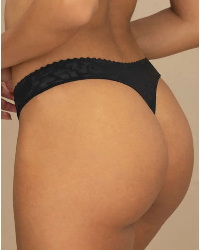 Tanga negro Atelier Sensualité Fauve