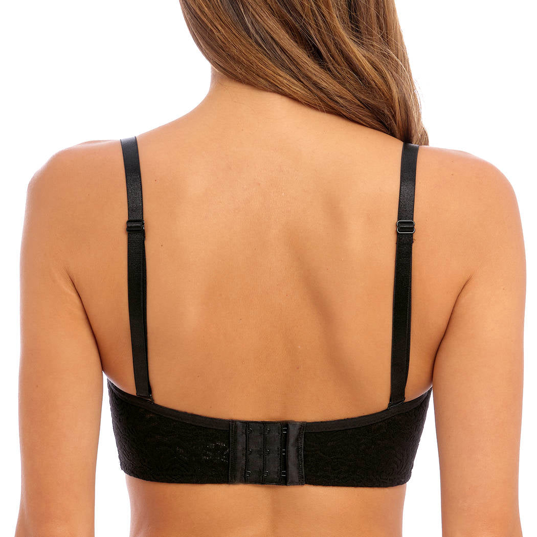 Bra bandeau con aros sin relleno