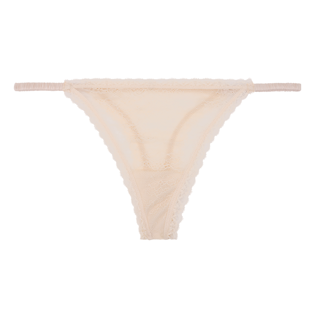 Tanga marfil encaje