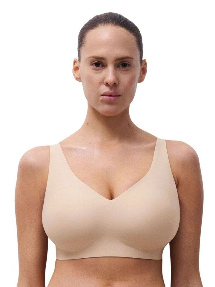 Top sin aros shimmer nude