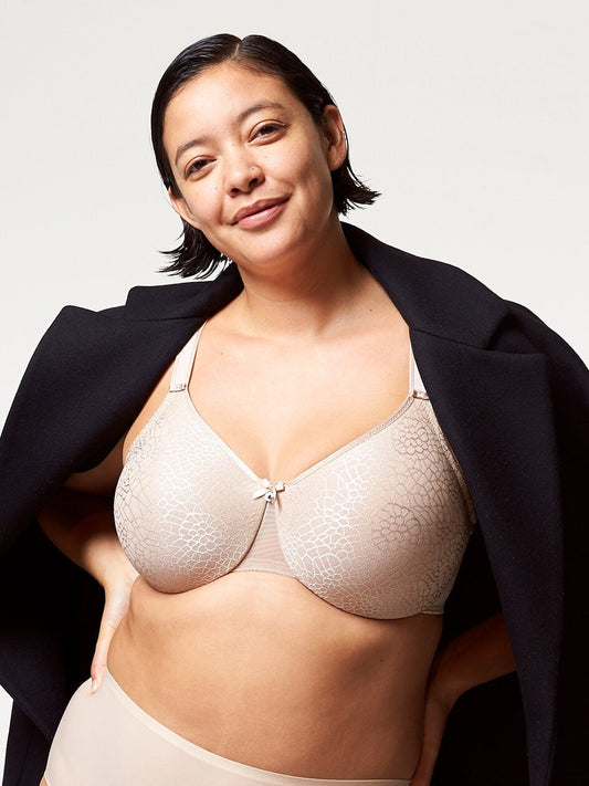 Sujetador beige súper reductor moldeador - flanesyfresones