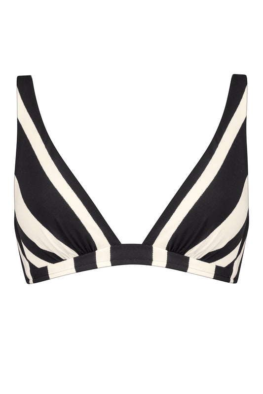 Biquini top Black Cream - flanesyfresones