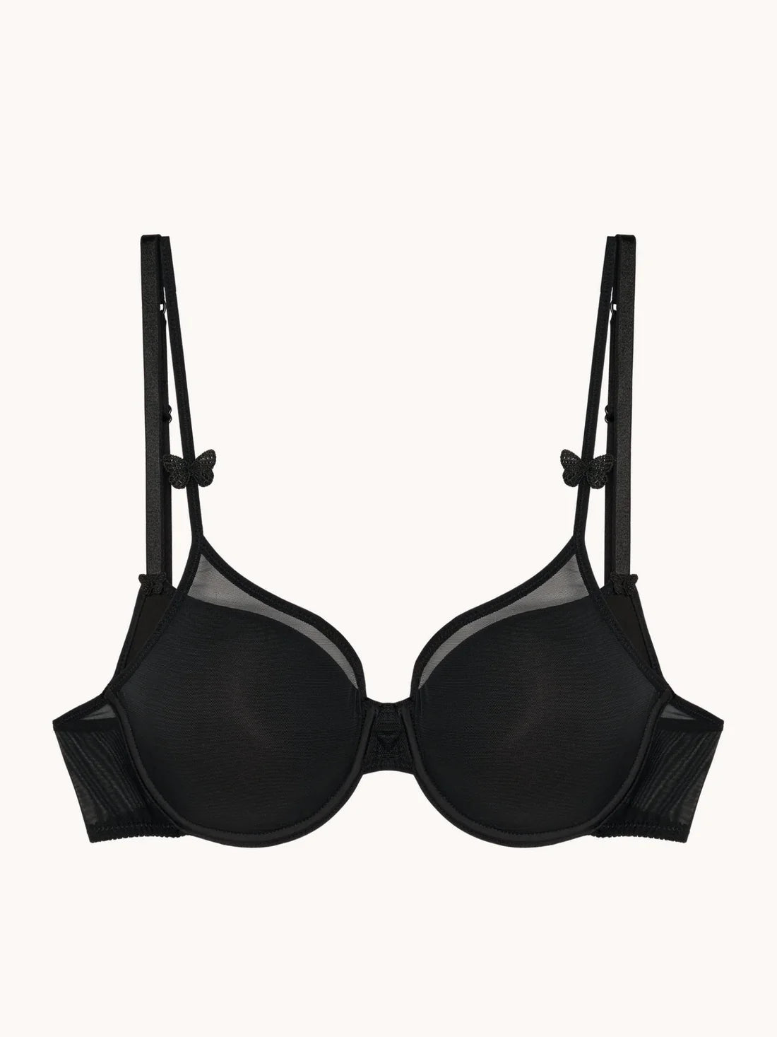 Sujetador aros negro, Miss Joy - flanesyfresones