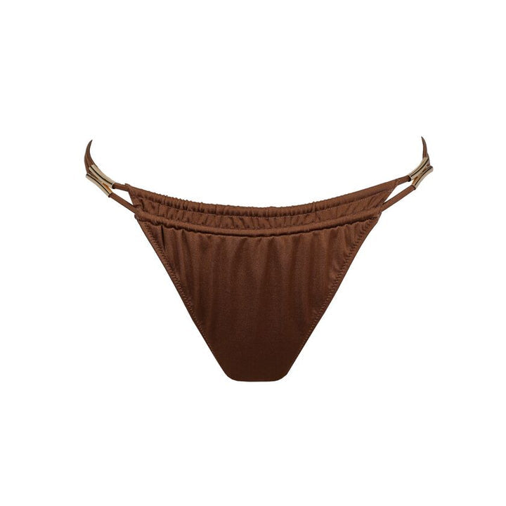 HELLO SUNSET - Braga biquini marrón briefs special 1008857 - flanesyfresones