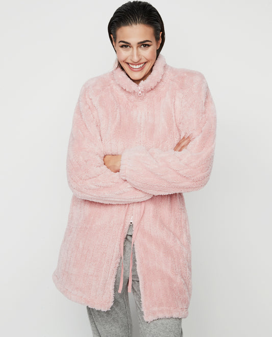Bata Cremallera Rosa