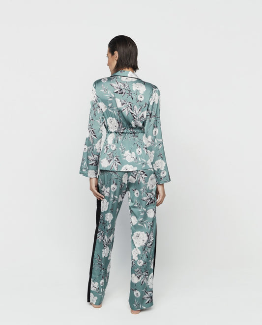 Pijama lencero verde