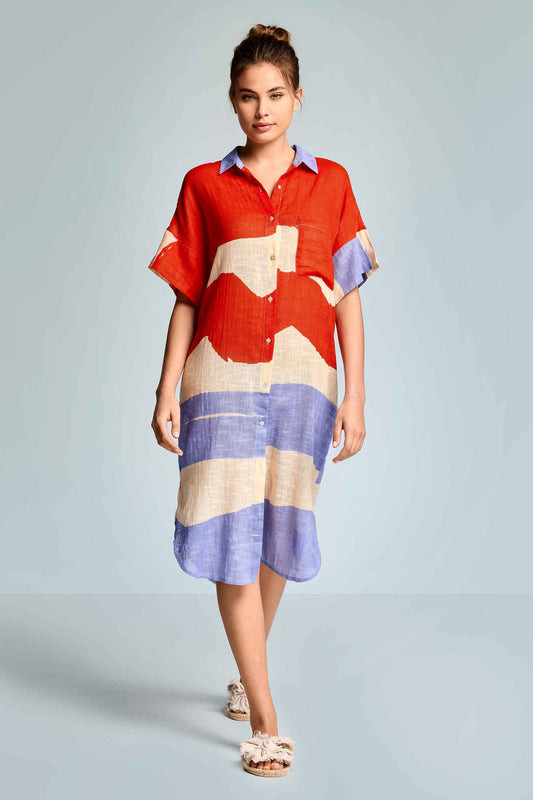 Vestido camisa Quinn - flanesyfresones