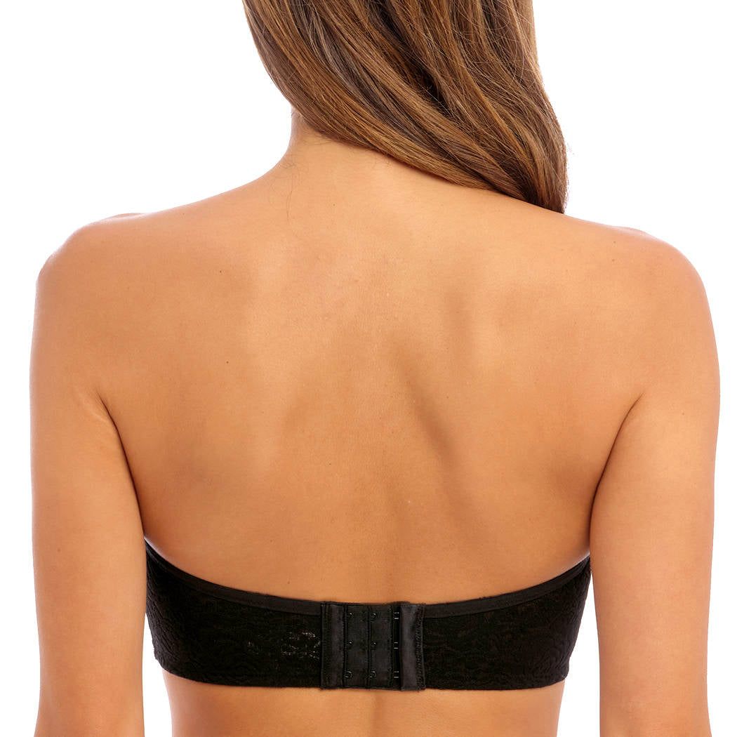 Bra bandeau con aros sin relleno