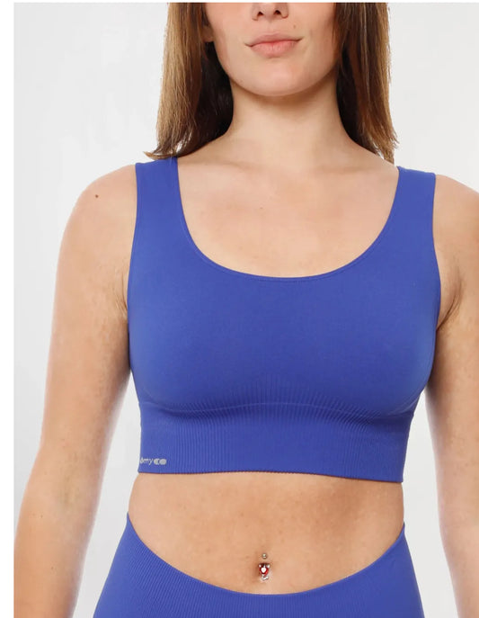 Top deportivo azul klein