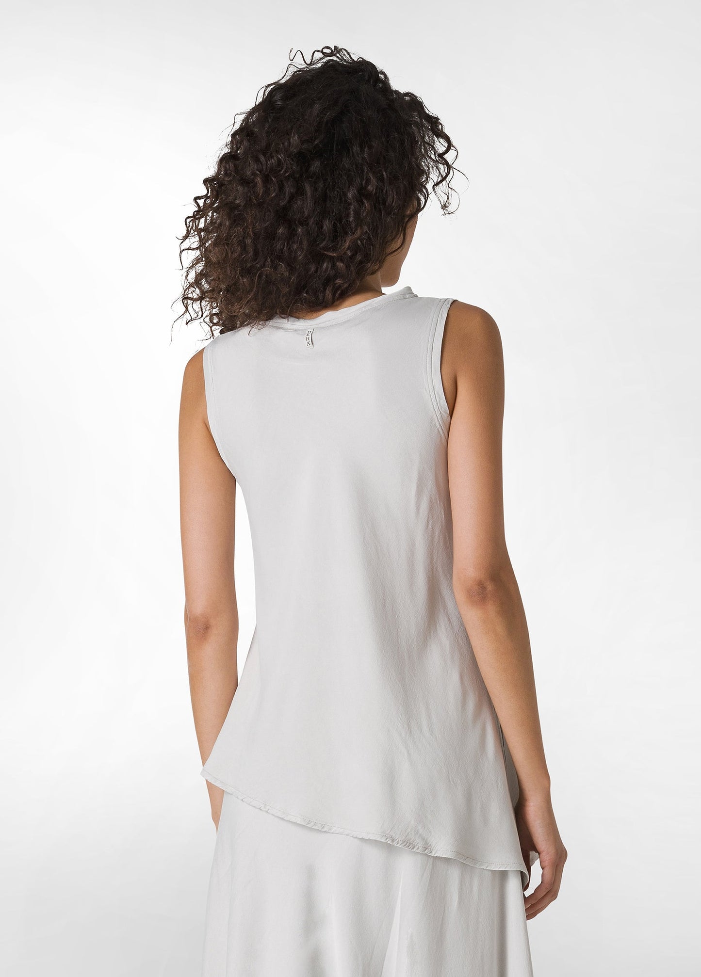 TOP ASIMÉTRICO PEARL GREY