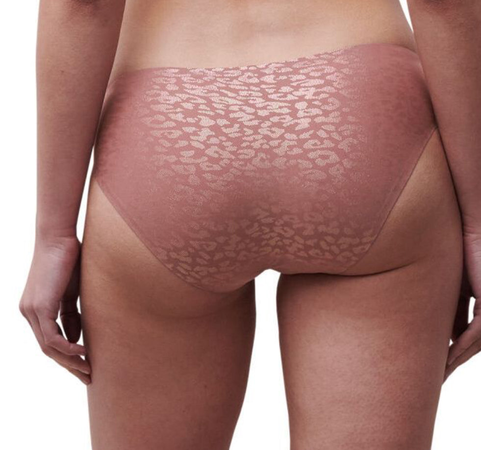 Braguita midi shimmer print