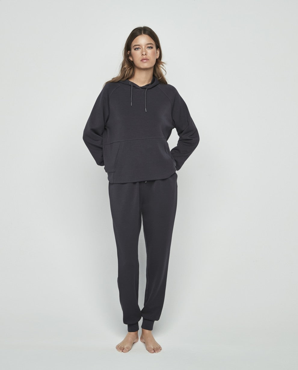 Conjunto Sport capucha azul noche
