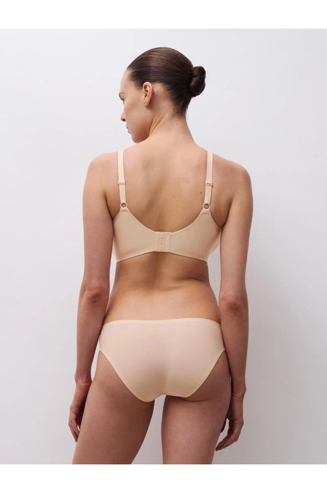 Top sin aros shimmer nude