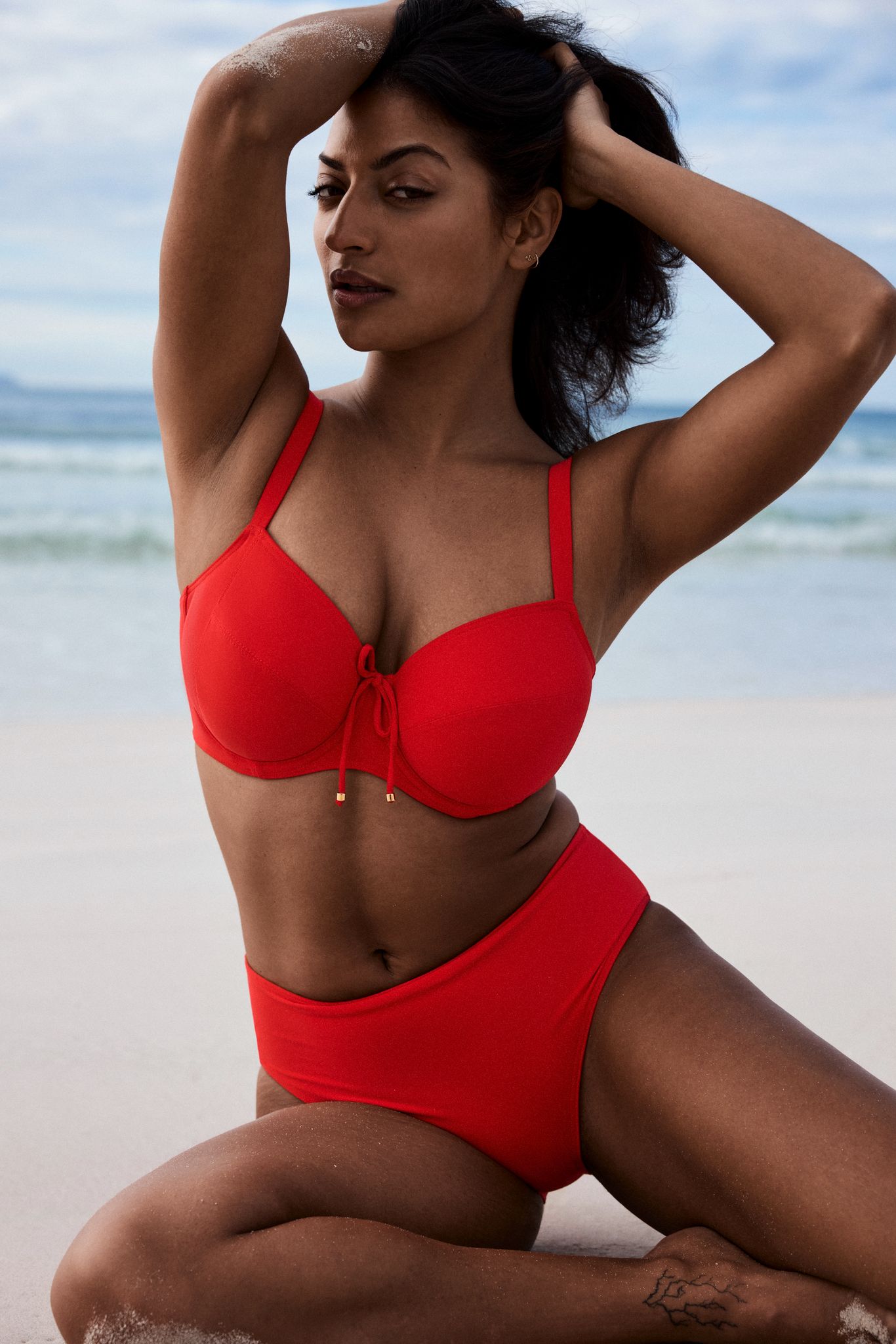 Biquini top Aswan rojo