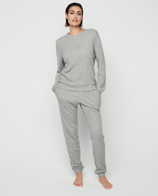 Pijama Mujer Gris