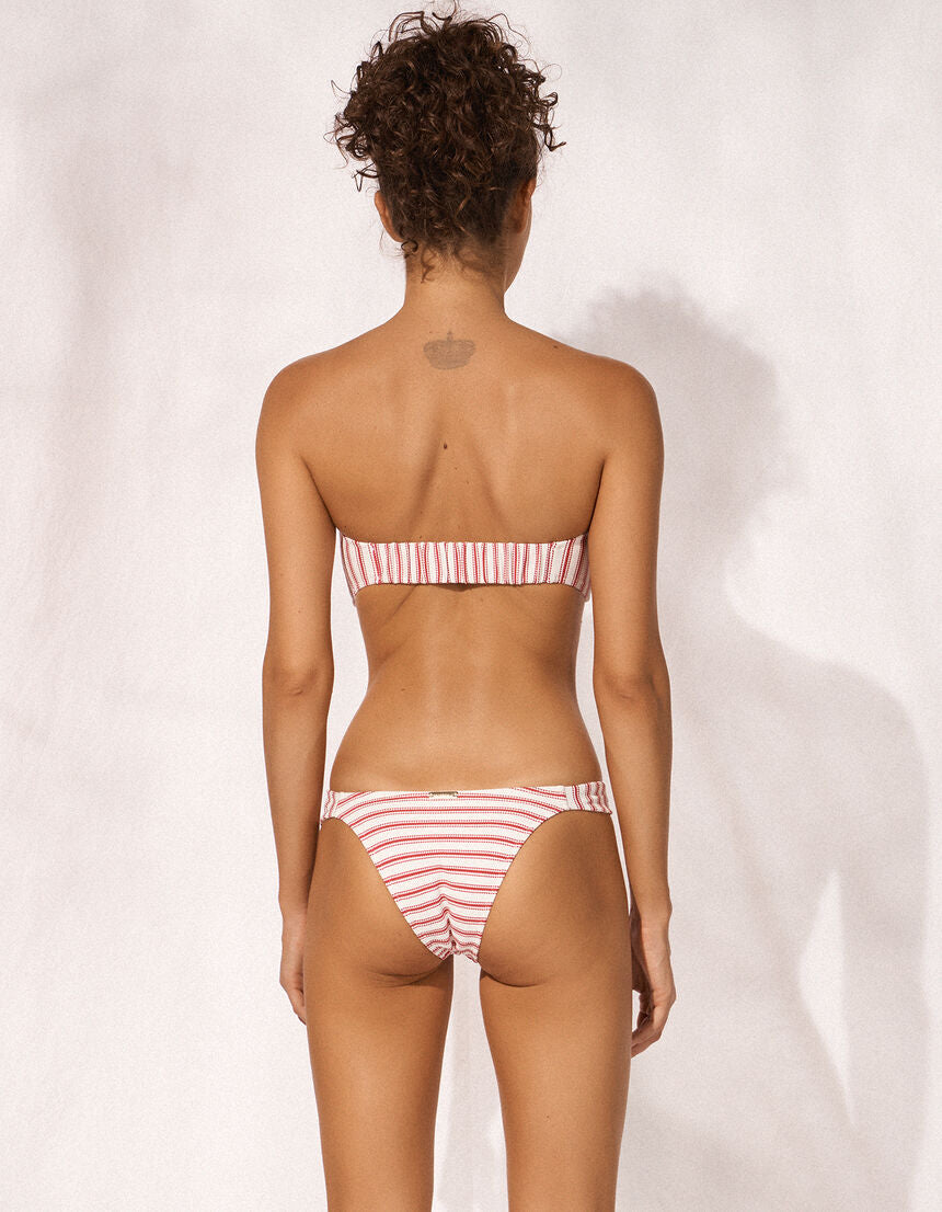 Biquini top red-white-Goji