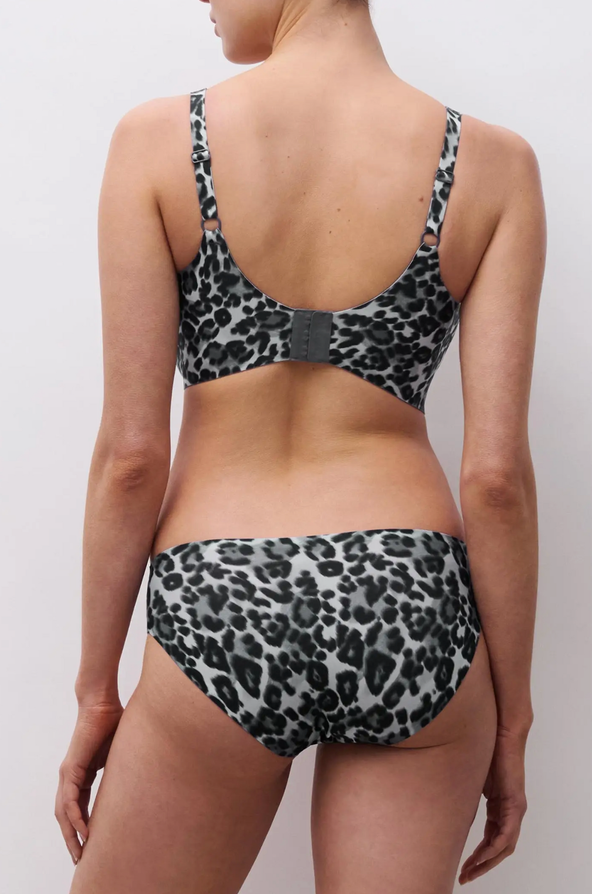 Top sin aros shimmer print