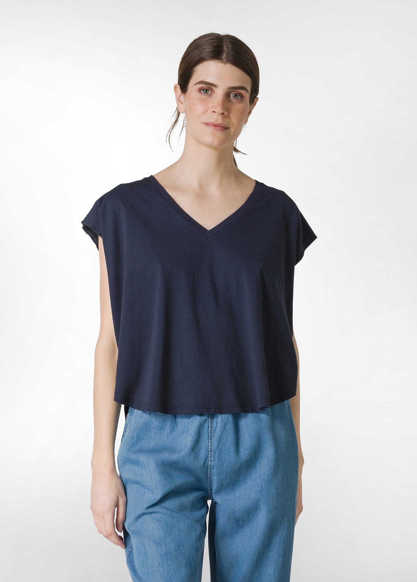 CAMISETA ALGODÓN MARINO