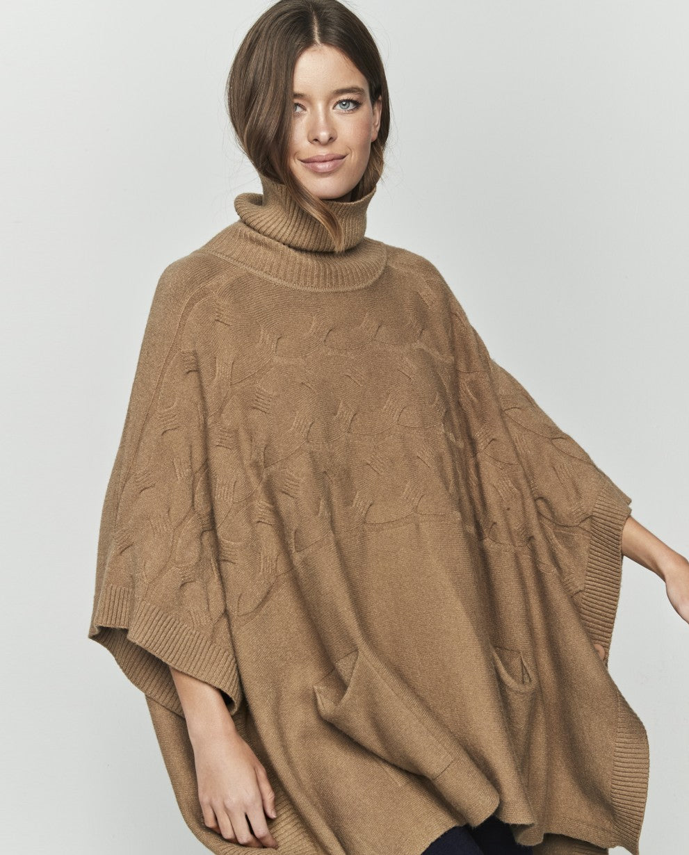 Poncho beige