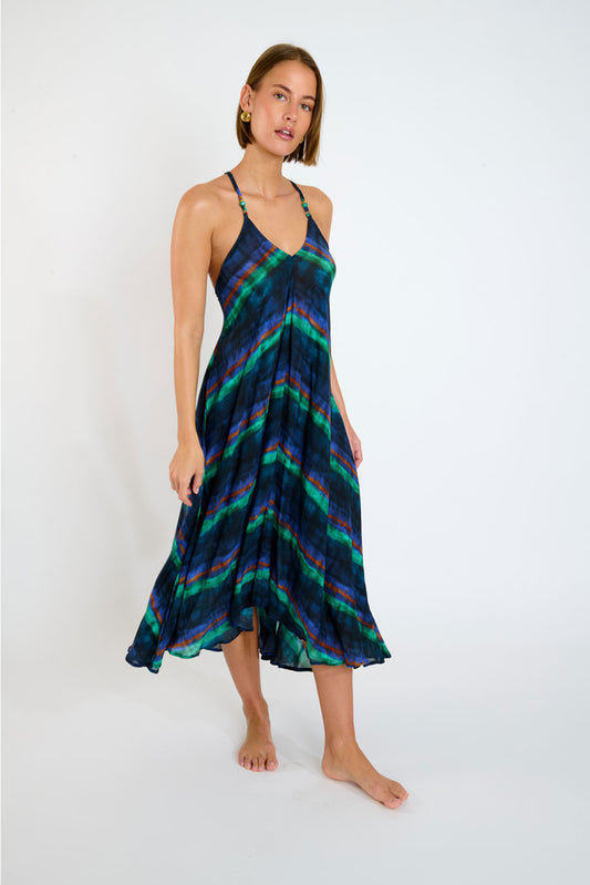 Vestido Ahona Lunavoil - Minuit - flanesyfresones