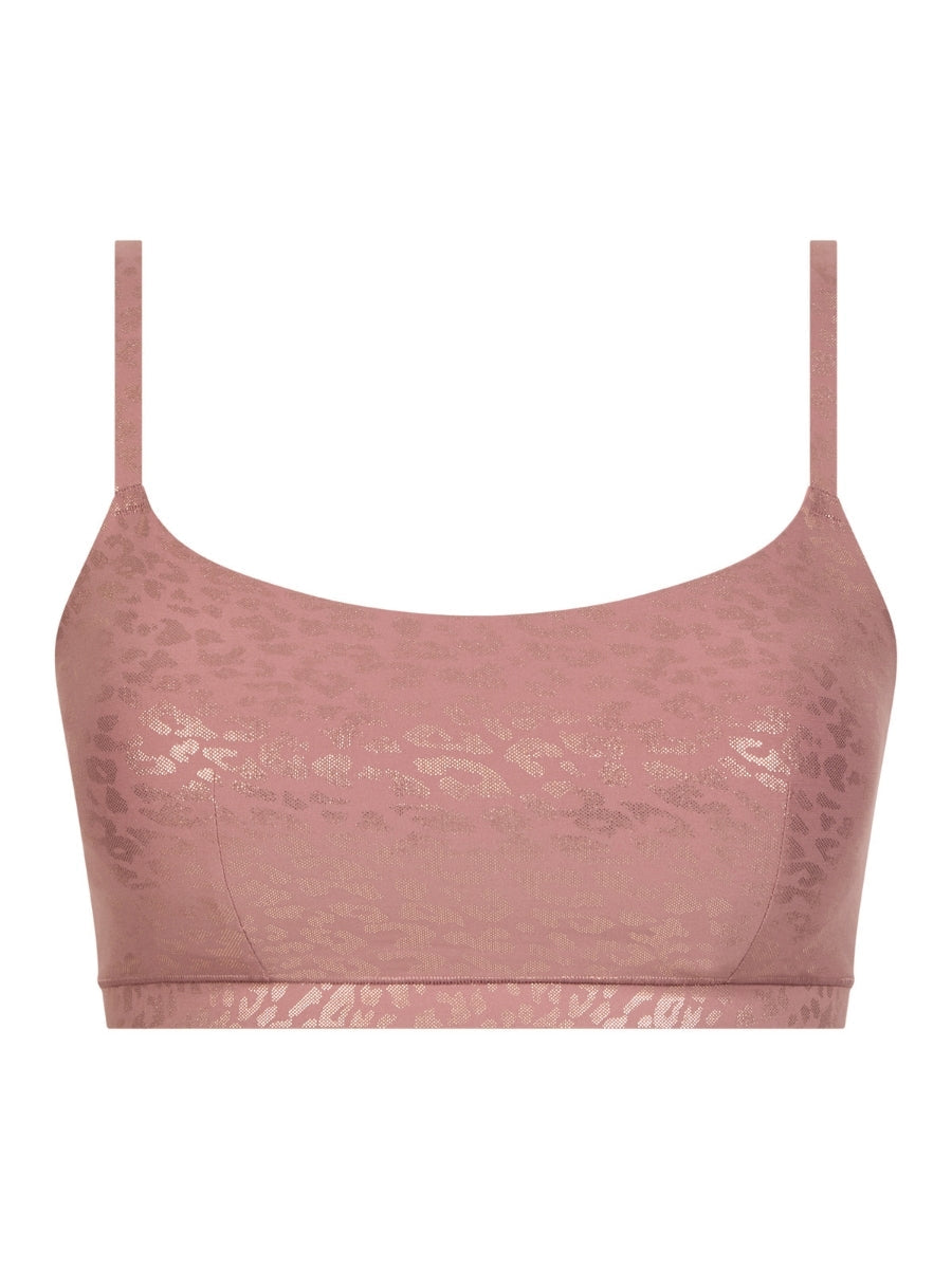 Top sin aros shimmer print