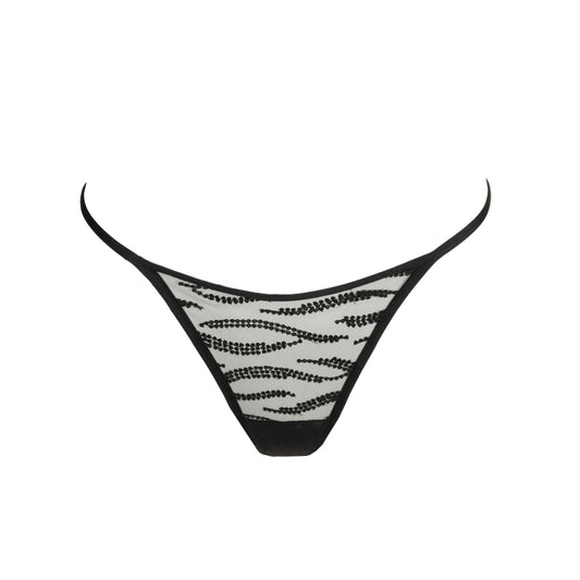 Tanga negro MILHON - flanesyfresones