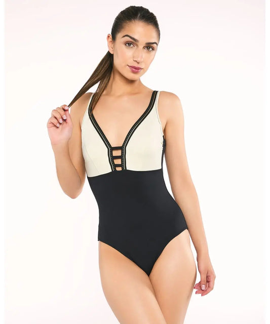 Dalis Bañador escote "V" - flanesyfresones