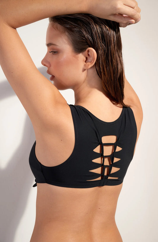 TOP BIQUINI NEGRO TECLA