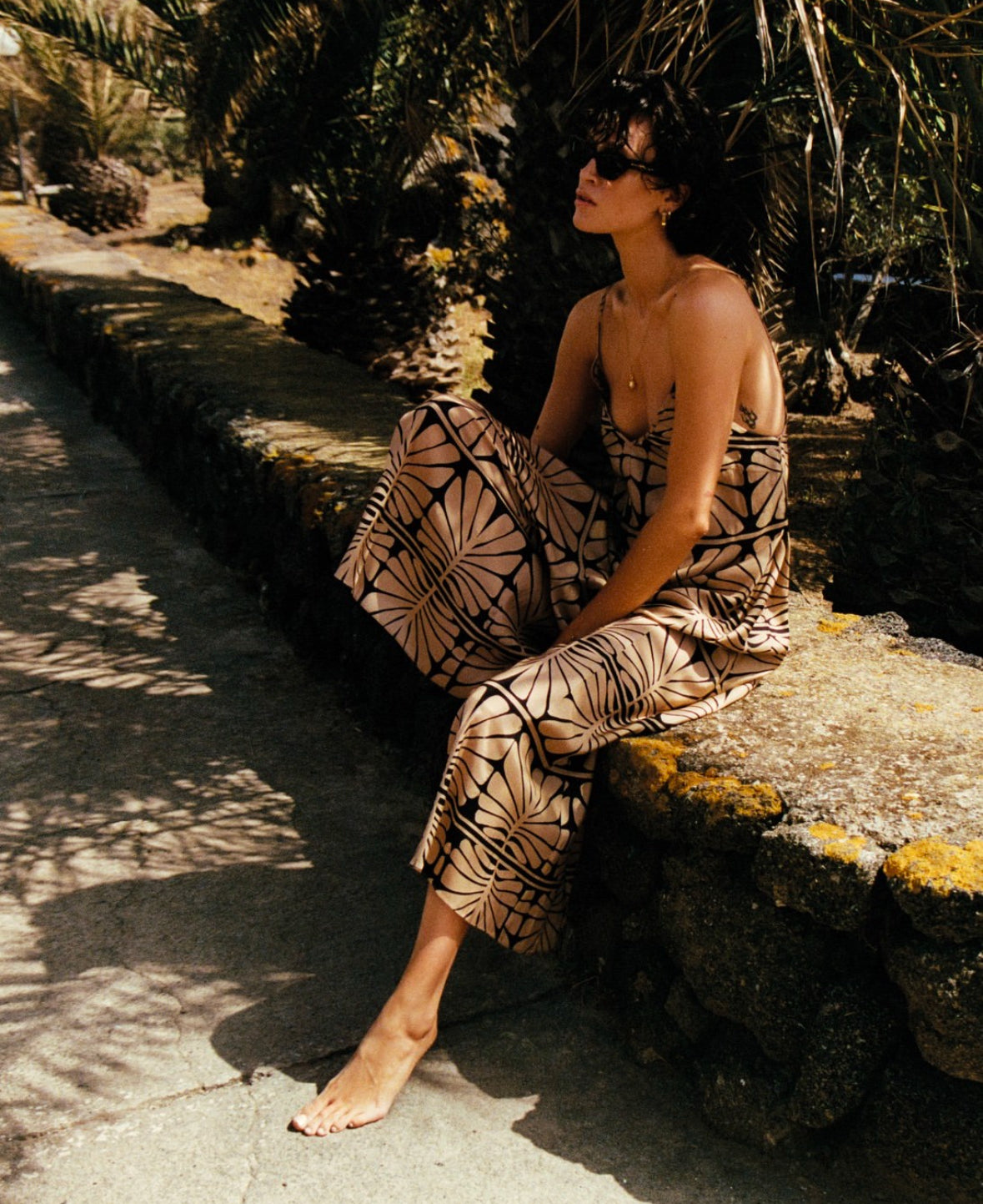 jumpsuit caramel-black