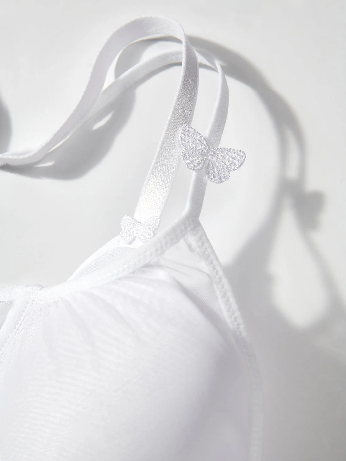 Sujetador aros blanco, Miss Joy - flanesyfresones