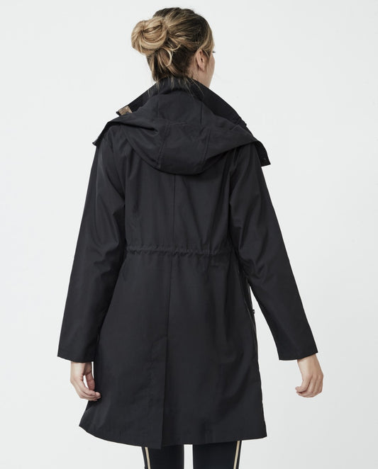 Chaqueta cortavientos negra