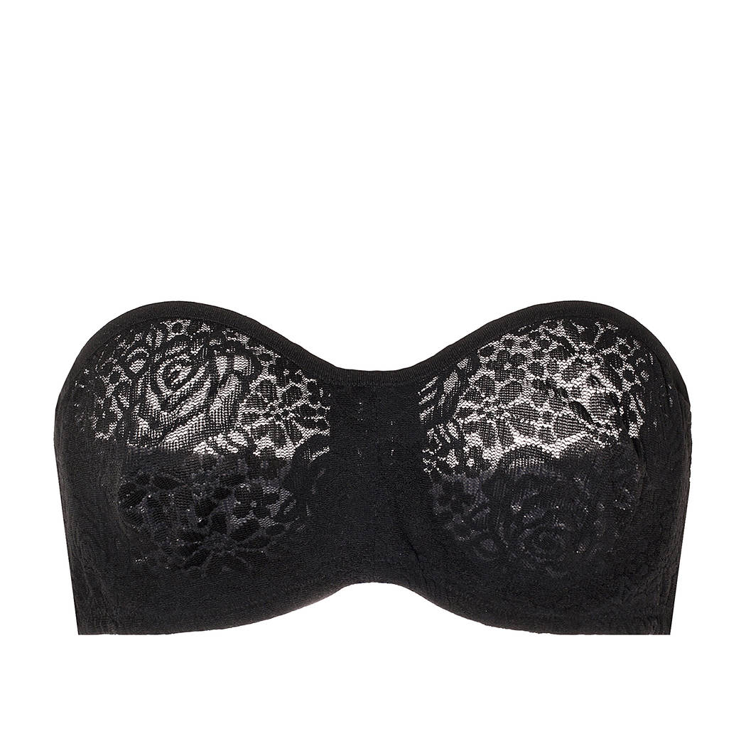 Bra bandeau con aros sin relleno