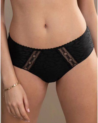 Braguita culotte negra Atelier Sensualité Fauve