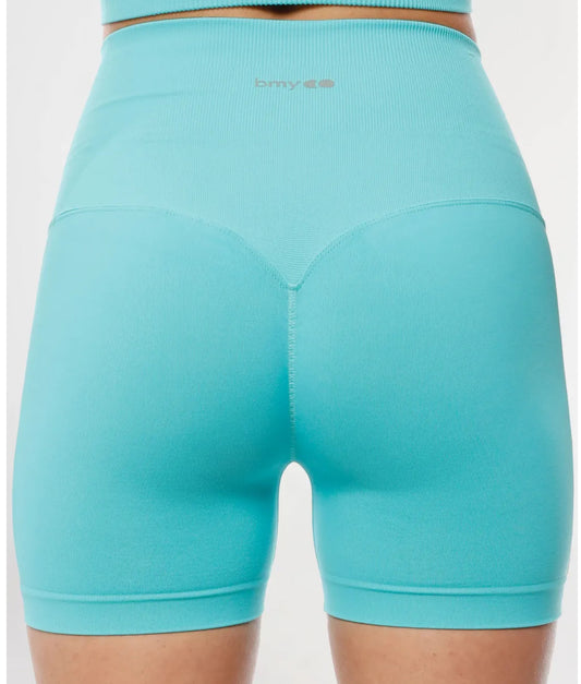 Short Push Up deportivo turquesa