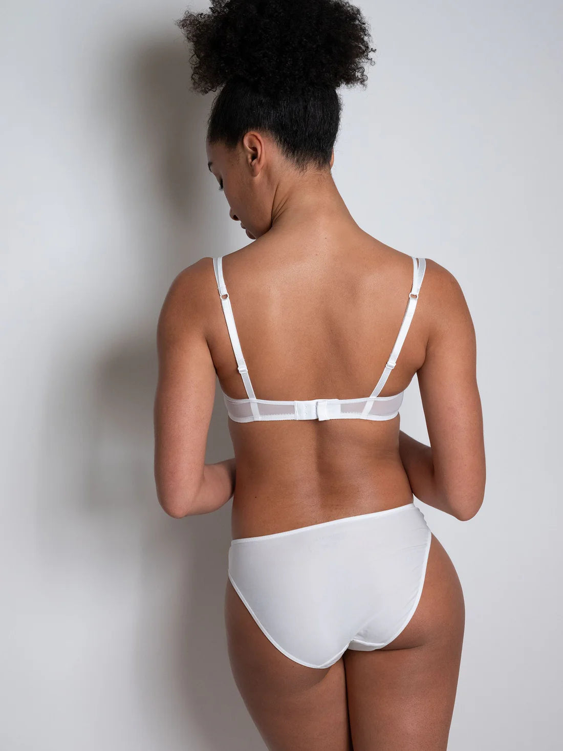 Sujetador aros blanco, Miss Joy - flanesyfresones