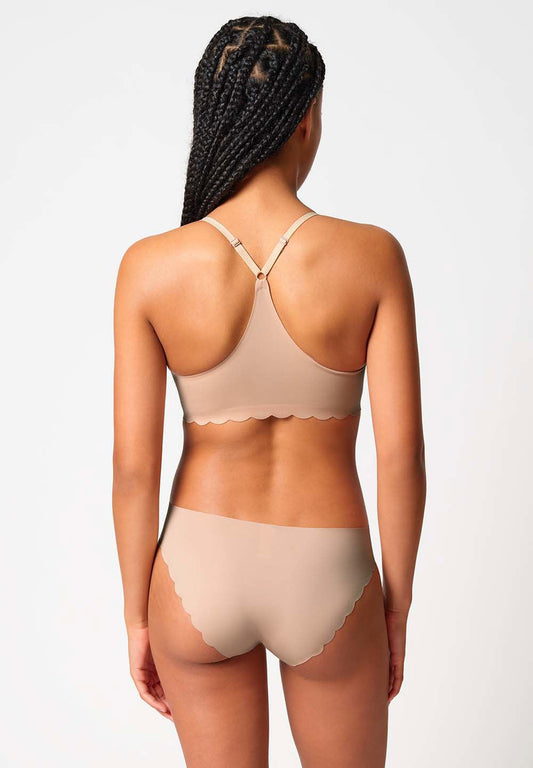 Sujetador invisible sin aros escote profundo sin costuras SENSATION - flanesyfresones