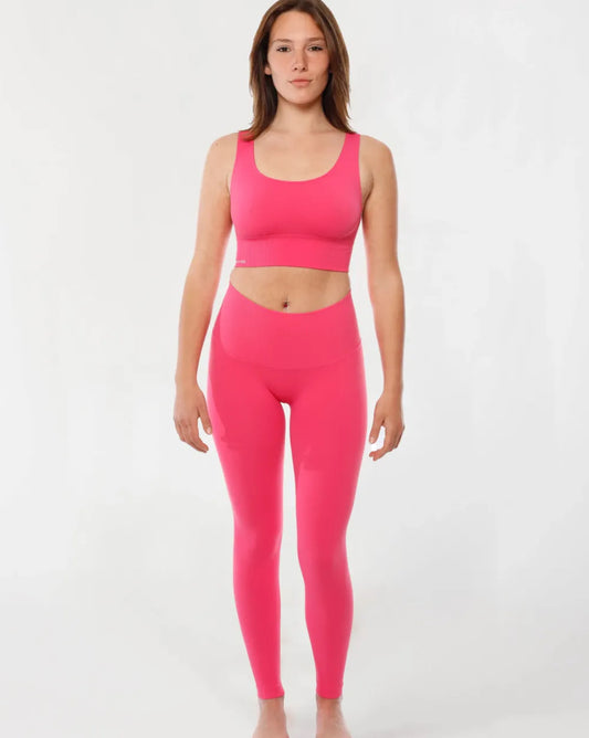 Top deportivo fucsia
