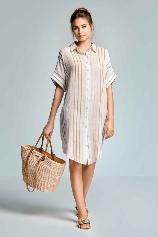 Vestido camisa Elisa - flanesyfresones