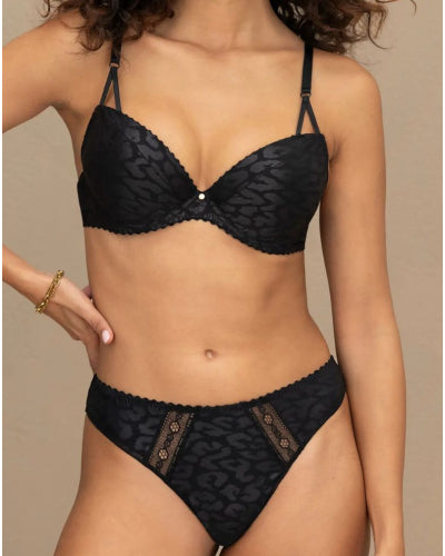Tanga negro Atelier Sensualité Fauve