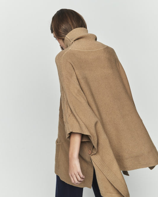 Poncho beige