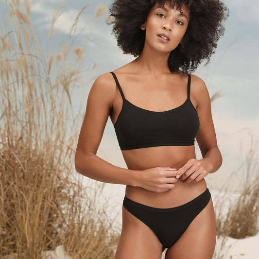 BRAGA BRASILEÑA ALGODÓN NEGRO COTONELLA