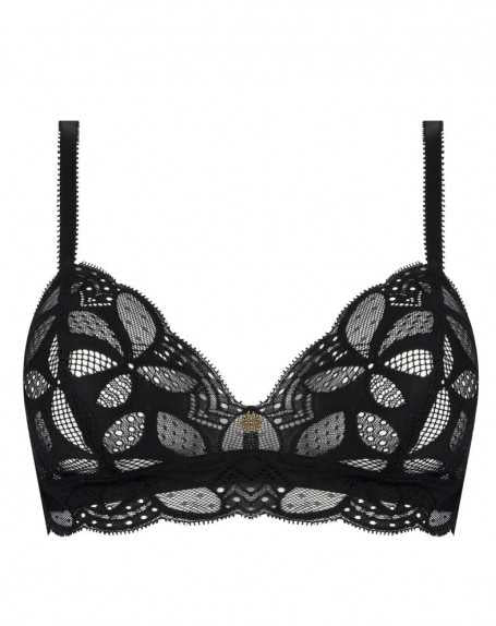 SUJETADOR SIN AROS NEGRO SENSUELLE