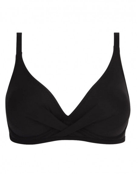 BIQUINI TOP NEGRO ESCOTE PROFUNDO LA CHIQUISSIMA SS24