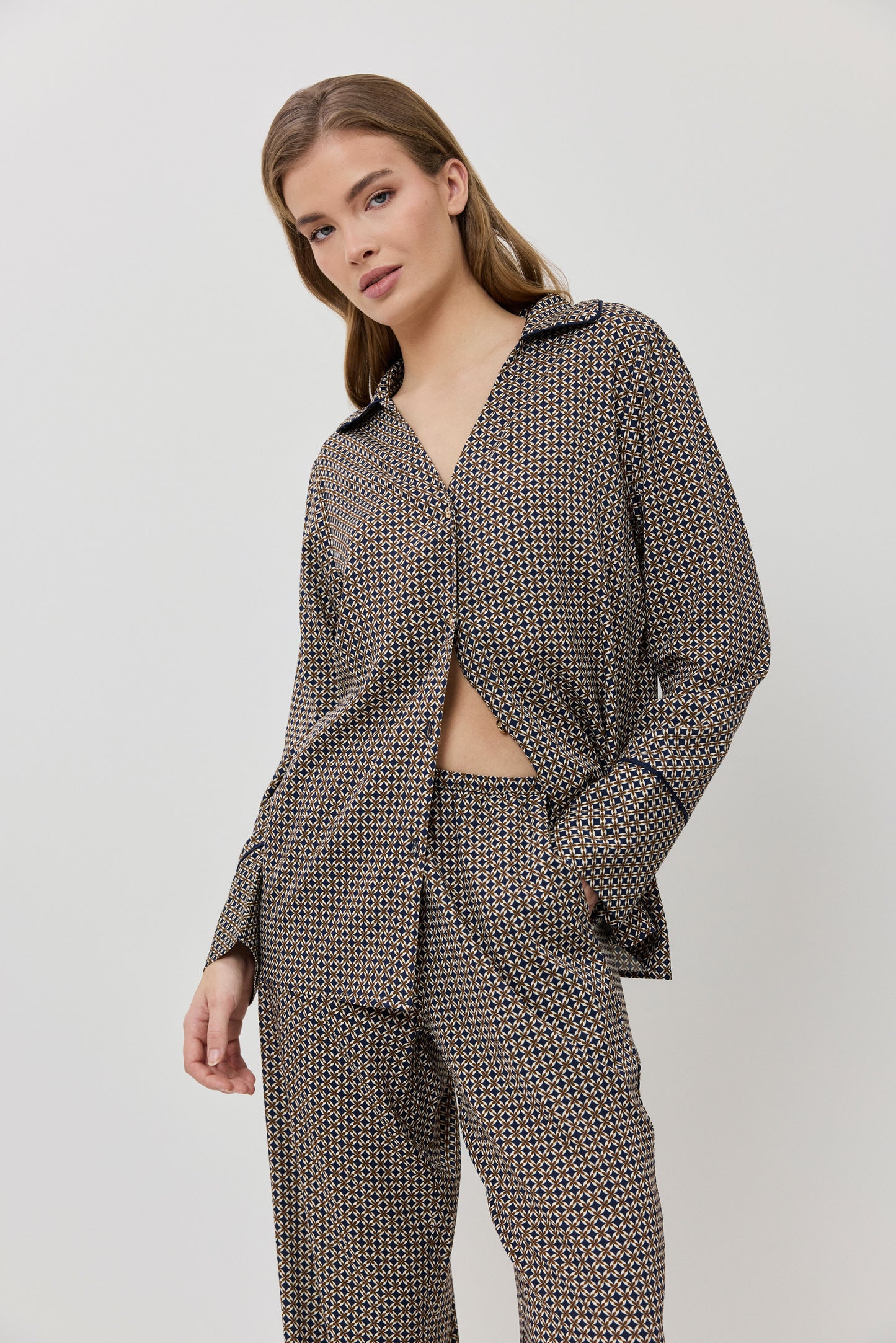 Pijama largo Ophira - flanesyfresones